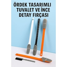 Siolanzi Ördek Tasarımlı Silikon Tuvalet Ve İnce Detay Fırçası Çok Renkli