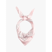 Koton Kalpli Kare Saten Fular Pembe 6sak50041aa Gül