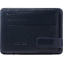 Lacivert Cüzdan & Kartlık Unisex 544 Grande Deri Cüzdan Kartlık