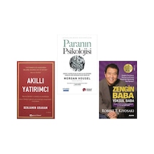 Akıllı Yatırımcı + Paranın Psıkolojısı ,+ Zengın Baba Yoksul Baba 3 Set