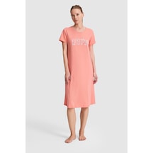 U.s. Polo Assn. Kadın Somon Pijama Takım 50326517-vr047