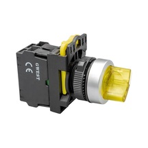 Gwest A5 - 11xd Işıklı Kalıcı Mandal Buton 1no Sarı 10 Adet
