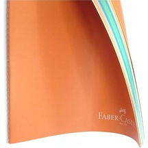 A5 Defter 40 Yaprak Renkli Çizgisiz Sayfalar Turuncu