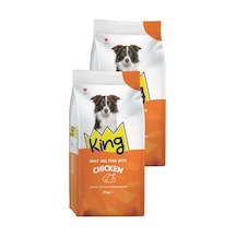 King Tavuklu Yetişkin Köpek Maması 2 X 7 Kg