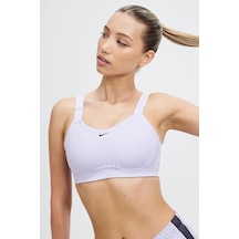 Nike Training Alpha Padded Adjustable Dri Fit High Support Sports Bra White Kadın Spor Bra Lila Lila