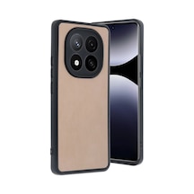 Uryport Xiaomi Redmi Note 14 Pro 4g Kılıf Aras Deri Kapak - Pudra Çok Renkli
