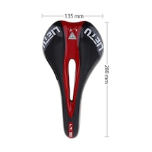 Novahub Mavi Lıetu 4 Renk 3k Örgü Yumuşak Bisiklet Selesi, Mtb / Yol Bisikleti İçin İçi Boş Tasarımlı Mavi Mavi