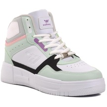 Walkway Berry Hi Beyaz-su Yeşili Bağcıklı Unisex Hi Sneaker 001