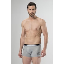 Cacharel 1323 Ikili Boxer - Siyah/Gri Melanj
