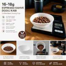 16-18g Espresso Kahve Çekirdeği Dozaj Kabı Coffee Bean Dosing Cup Espresso Aksesuarı