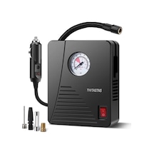 Xuweiwei Siyah Hava Kompresoru Lastik Inflator Tasinabilir 12v Dc Otomatik Pompa 100psı Led Araba Bisiklet