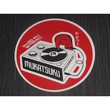 Baskılı Pikap Keçesi Slipmat Mukatsuku - Kırmızı