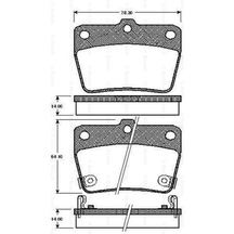 Disk Balata Toyota Rav 4, Chery Tıggo Arka - Bosch