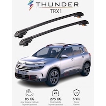 Cıtroen C5 Aırcross 2018-sonrası Trx1 Thunder Carrier Kilitli Ara Atkı Taşıyıcı Tavan Barı Siyah