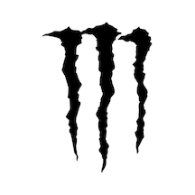 Monster Pençe Oto Sticker Far Ve Cam Sticker Siyah 10 8,5 Cm