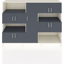 Hyperion Dolap 10 Raflı 9 Kapaklı 220x44x163 Aytaşı-antrasit Aytaşı-antrasit Hyperion Dolap 10 Raflı 9 Kapaklı 220x44x163 Aytaşı-antrasit Aytaşı-antrasit