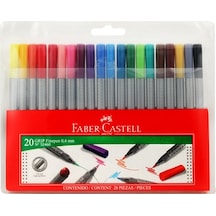 Faber-Castell Grıp Fınepen 20'Li 0.4Mm Keçeli Kalem