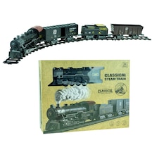Tren Işıklı Sesli Buharlı Oyuncak 1987 Tren Klasik 28 Parça
