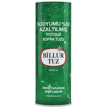 Rafine Sodyumu %50 Azaltılmış İyotsuz Tuz 500 Gr X 4 Paket Düşük Sodyumlu Sofralık Tuz