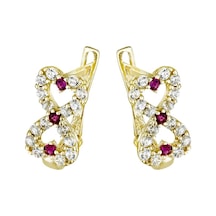 Altın Çocuk Sonsuzluk Küpe T076856 Sarı Altın