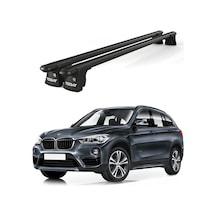 Trio-ıı Bmw X1 F48 2015 Ve Sonrası Uyumlu Siyah Kilitli Ara Atkı 120cm Port Bagaj Tavan Barı