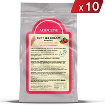Altıncezve Soft Dondurma Tozu Çilekli 10 x 1300 G