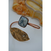 Stoneagejewellery Stoneage Sodalit Taşlı El Yapimi Bileklik N11.119982 Bronz