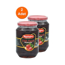 Kardeşler Şekerleme Çilek Reçeli Cam Kavanoz 2 x 1 KG