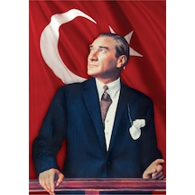 Bayrak Ve Atatürk 200 Parça Çocuk Puzzle