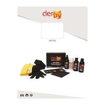 Derby Beyaz Oto Torpido Plastik Trim Aksam Boyama 4 Lü Set