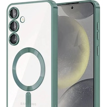 Samsung Galaxy Uyumlu A26 Kross Magneticsafe Kapak - Koyu Yeşil Diğer