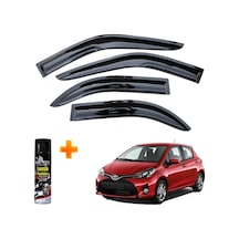 Toyota Yaris Mügen Cam Rüzgarlığı Hb 2012-2016 Arası 4 Lü Takım +500ml Lastik Parlatıcı