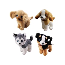 2309033 - Peluş Hlayan Köpek 25 Cm - 1 Adet Çok Renkli