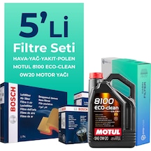 Bosch Alfa Romeo Tonale 1.6 Dizel Filtre Bakım Seti Motul Motor Yağlı (2022-2024) 5 Li