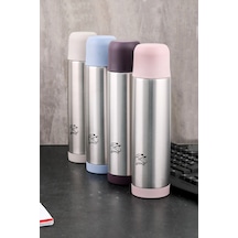 Ckr-2001 0.5lt Çelik Termos Kahverengi