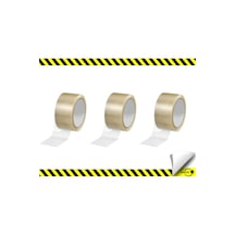 Lorex Yüksek Kalite Koli Bandı 45mm X 100 Metre Şeffaf 3adet