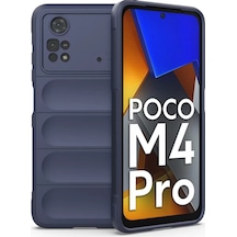 Newface Xiaomi Poco M4 Pro 4g Kılıf Optimum Silikon - Lacivert