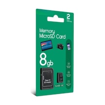 8 Gb Micro Sd Siyah Hafıza Kartı Telefon Kamera Tablet