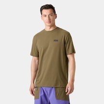 Helly Hansen Skog Recycled Graphic Erkek T-shirt-32452 Kahverengi