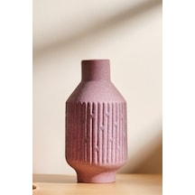 Pasabahce Harbour Seramik Dekoratif Vazo 25 Cm Pembe
