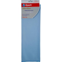 2 Adet Spark Kristal Mikrofiber Cam Silme Bezi Ve Genel Temizlik & Kurulama Bezi 40x40 Cm. Mavi