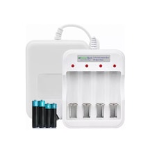 Greentech Pil Şarj Cihazı (Dört Yuvalı) - 1.2V Ni-Mh / Ni-Cd AA / AAA / GT-BC04