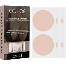 Vkemall 20 Adet Görünmez Ve Cilt Dostu Meme Ucu Kapakları, Rahat Kullanım Sunar