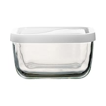 Paşabahçe 2'Li Beyaz Kapaklı Saklama Kabı 9X12X6 Cm Çok Renkli