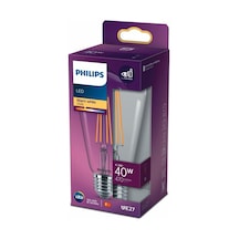 Philips Filament 40w St64 Ampul Sari İşik 8'li Paket