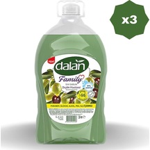 Dalan Family Sıvı Sabun Zeytin Mucizesi 3 L 3 Adet