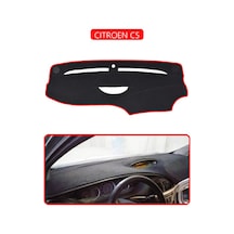 Cıtroen C5torpido Koruma Halısı Kırmızı Kenar