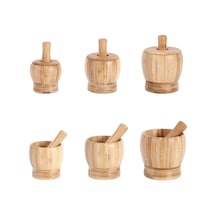 Pazly Cbtx Bambu Sarımsak Pounder, Kapaksız Küçük Gıda Karıştırıcı Mutfak Asistanı Diğer