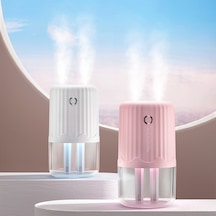 T06 Büyük Kapasiteli Atmosfer Gece Lambası Ev Tipi Çift Sprey Hava Nemlendirici, Renk: Yeşil Takılabilir