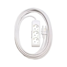 Ekonomik 3'lü Topraklı Çocuk Korumalı Grup Priz 15 Metre Düz Fiş 15 M